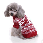 Pet Christmas Sweater Knit Turtleneck Pet Clothes Sweater Dog Sweater