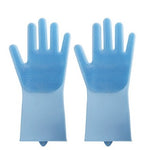 Silicone Heat-resistant Cleaning Brush Scrubbing Gloves