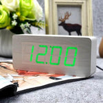 Wooden alarm clock