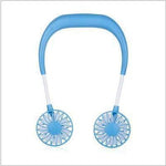 Charging portable lazy fan student desktop fan hanging neck fan