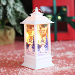 Christmas Candlestick Old Man Snowman Decoration Small Night Lamp