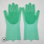 Silicone Heat-resistant Cleaning Brush Scrubbing Gloves
