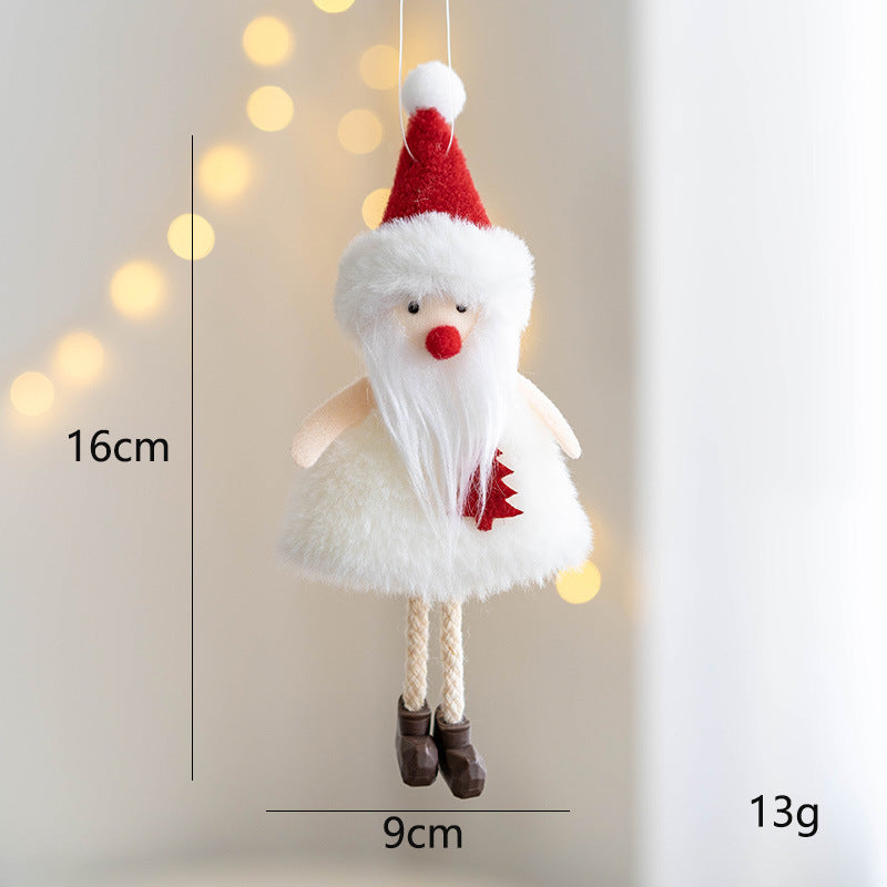 Christmas Plush Ankle Biter Fabric Small Pendant Christmas Tree Decoration