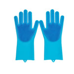 Silicone Heat-resistant Cleaning Brush Scrubbing Gloves
