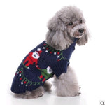 Pet Christmas Sweater Knit Turtleneck Pet Clothes Sweater Dog Sweater
