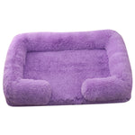 Plush Round Pet Bed Dog Bed Winter
