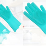 Silicone Heat-resistant Cleaning Brush Scrubbing Gloves