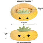 Shark Pet Bed - Large Ultrasoft Official Plush Pet Bed Maui Pineapple Pet Bed - Large Ultrasoft Official Plush Pet Bed