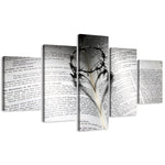 Teach The Crown Bible Decoration Canvas Painting