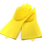 Silicone Heat-resistant Cleaning Brush Scrubbing Gloves