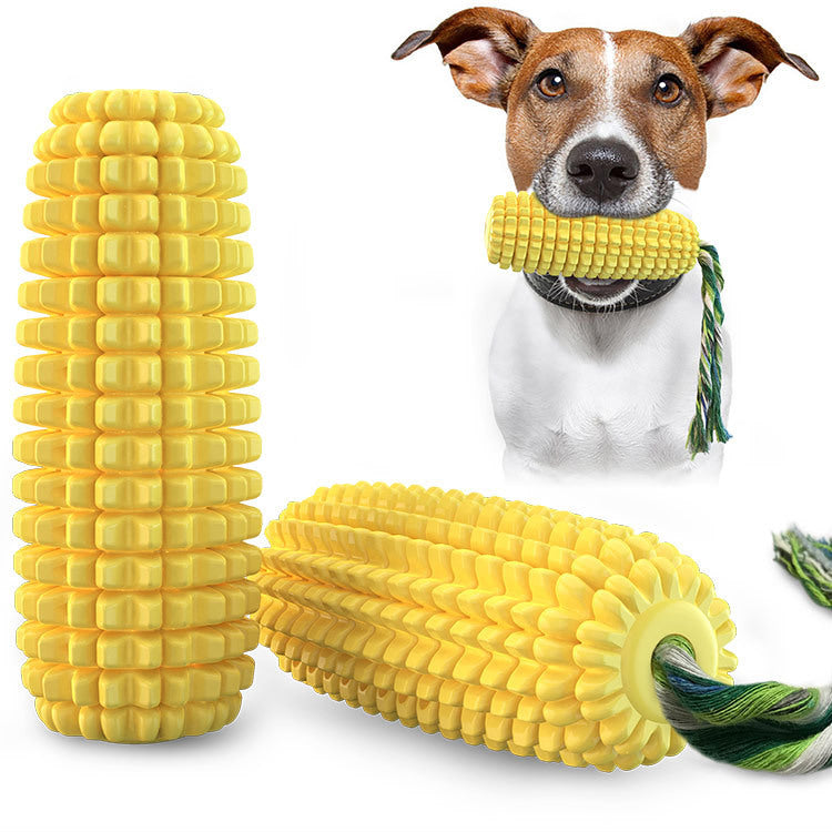 Pet Supplies Simulation Corn Dog Bite-resistant Vent Sound Toys