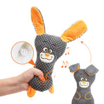 Dog Plush Bites Toys Squeak Cute Animal Shapes Grind Teeth And Clean Teeth Interactive Play Pet Supplies