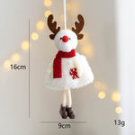 Christmas Plush Ankle Biter Fabric Small Pendant Christmas Tree Decoration
