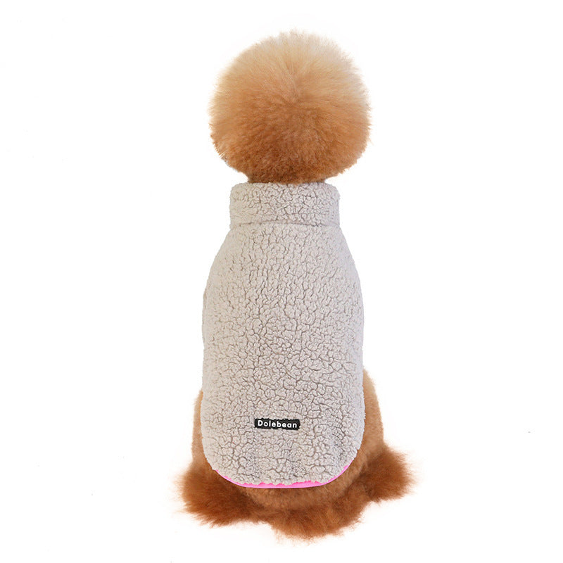 New Pet Thickened Tricolor Sweater
