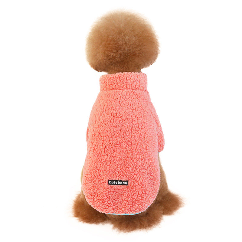 New Pet Thickened Tricolor Sweater