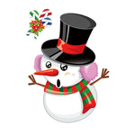 Christmas Glass Window Static Sticker Santa Claus Stickers Decoration Supplies