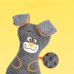 Dog Plush Bites Toys Squeak Cute Animal Shapes Grind Teeth And Clean Teeth Interactive Play Pet Supplies