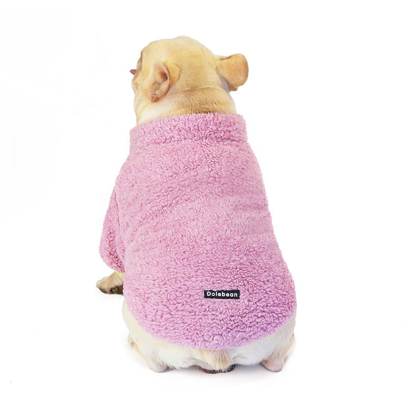 New Pet Thickened Tricolor Sweater
