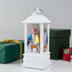 Christmas Candlestick Old Man Snowman Decoration Small Night Lamp