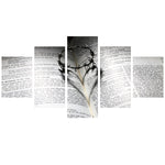 Teach The Crown Bible Decoration Canvas Painting